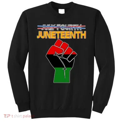 Juneteenth June 19th Traditional Colors Sweatshirt