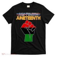 Juneteenth June 19th Traditional Colors T-Shirt thumb 0