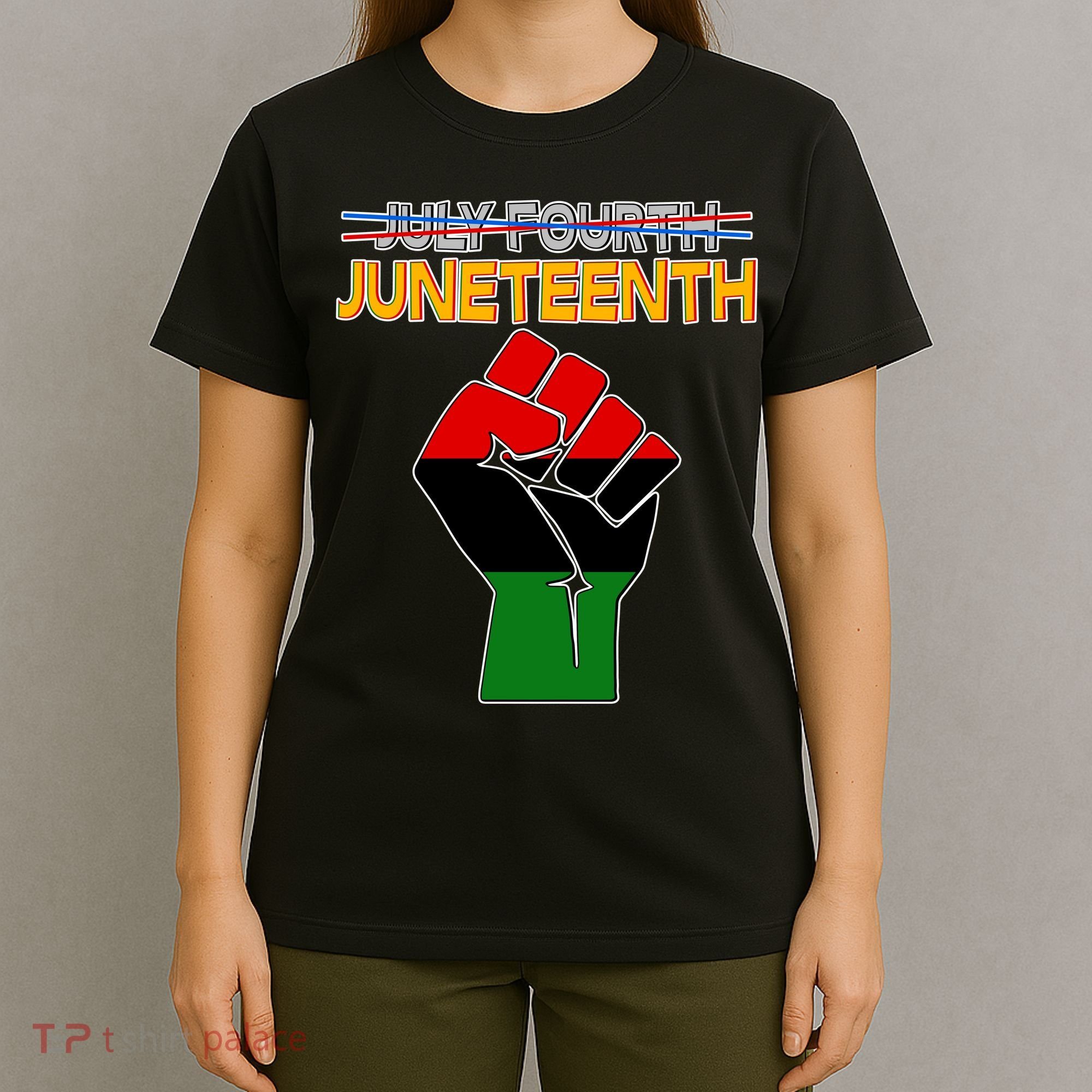 Juneteenth June 19th Traditional Colors T-Shirt