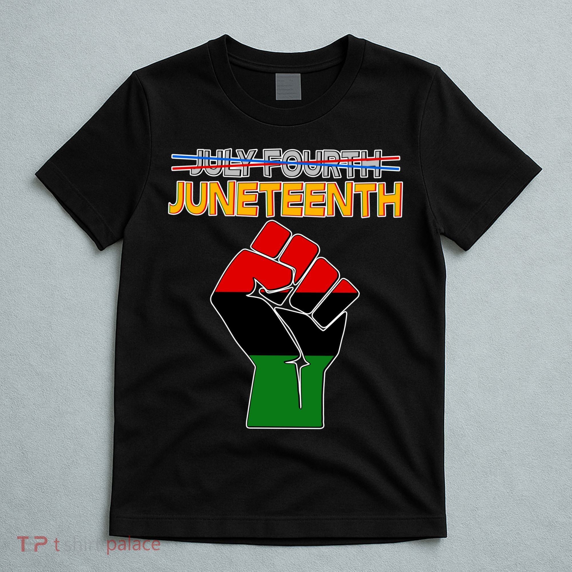 Juneteenth June 19th Traditional Colors T-Shirt