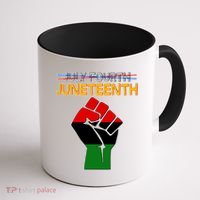 Juneteenth June 19th Traditional Colors Coffee Mug thumb 1