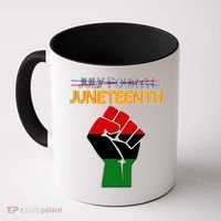 Juneteenth June 19th Traditional Colors Coffee Mug thumb 0
