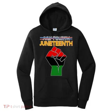 Juneteenth June 19th Traditional Colors Women's Hoodie