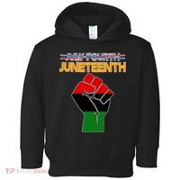Juneteenth June 19th Traditional Colors Toddler Hoodie thumb 0
