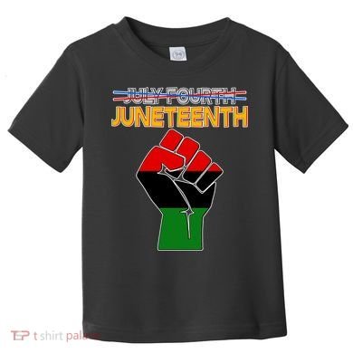 Juneteenth June 19th Traditional Colors Toddler T-Shirt