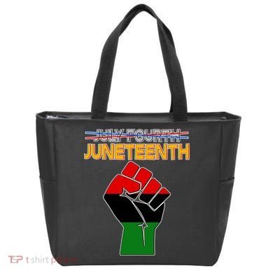 Juneteenth June 19th Traditional Colors Tote Bag