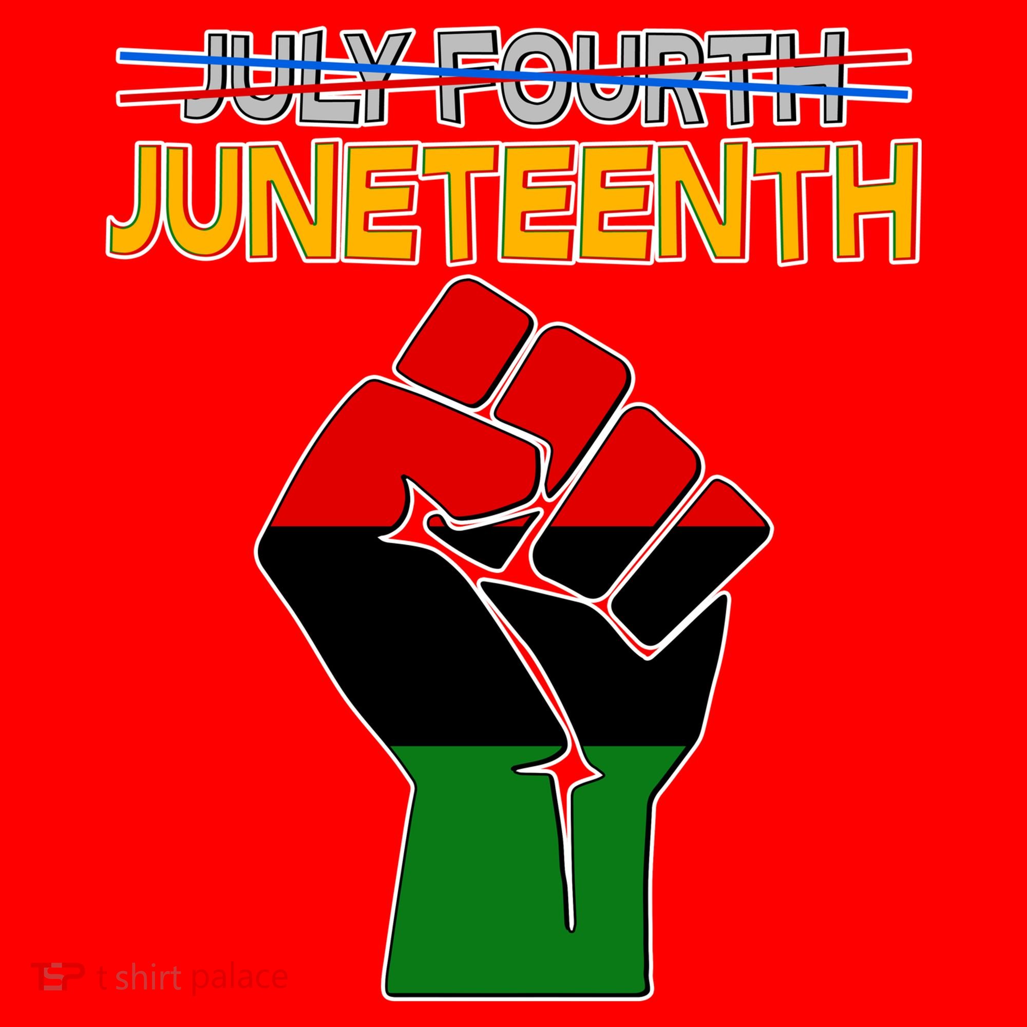 Juneteenth June 19th Traditional Colors Santa Hat