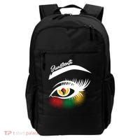 Juneteenth Red Gold Green Eyelashes  Backpack thumb 0