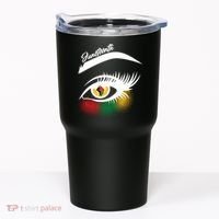 Juneteenth Red Gold Green Eyelashes  Tumbler thumb 0