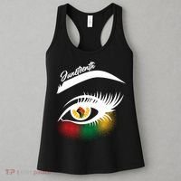 Juneteenth Red Gold Green Eyelashes  Women's Tank Top thumb 3