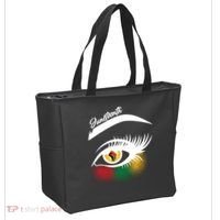 Juneteenth Red Gold Green Eyelashes  Tote Bag thumb 2