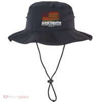 Juneteenth US Flag Celebrate Freedom June 19 Bucket Hat thumb 0