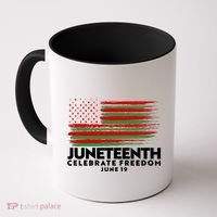 Juneteenth US Flag Celebrate Freedom June 19 Coffee Mug thumb 0