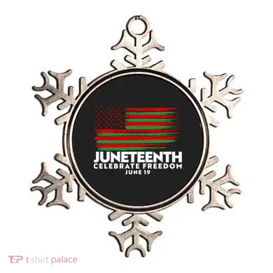 Juneteenth US Flag Celebrate Freedom June 19 Ornament