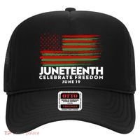 Juneteenth US Flag Celebrate Freedom June 19 Hat thumb 0