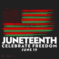Juneteenth US Flag Celebrate Freedom June 19 Hat thumb 2