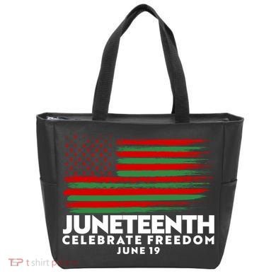 Juneteenth US Flag Celebrate Freedom June 19 Tote Bag