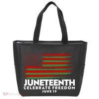 Juneteenth US Flag Celebrate Freedom June 19 Tote Bag thumb 0