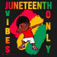 Juneteenth Vibes Only Dabbing African American Boys Sweatshirt thumb 3