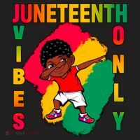 Juneteenth Vibes Only Dabbing African American Boys Beanie thumb 2