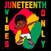 Juneteenth Vibes Only Dabbing African American Boys Women's Tank Top thumb 5