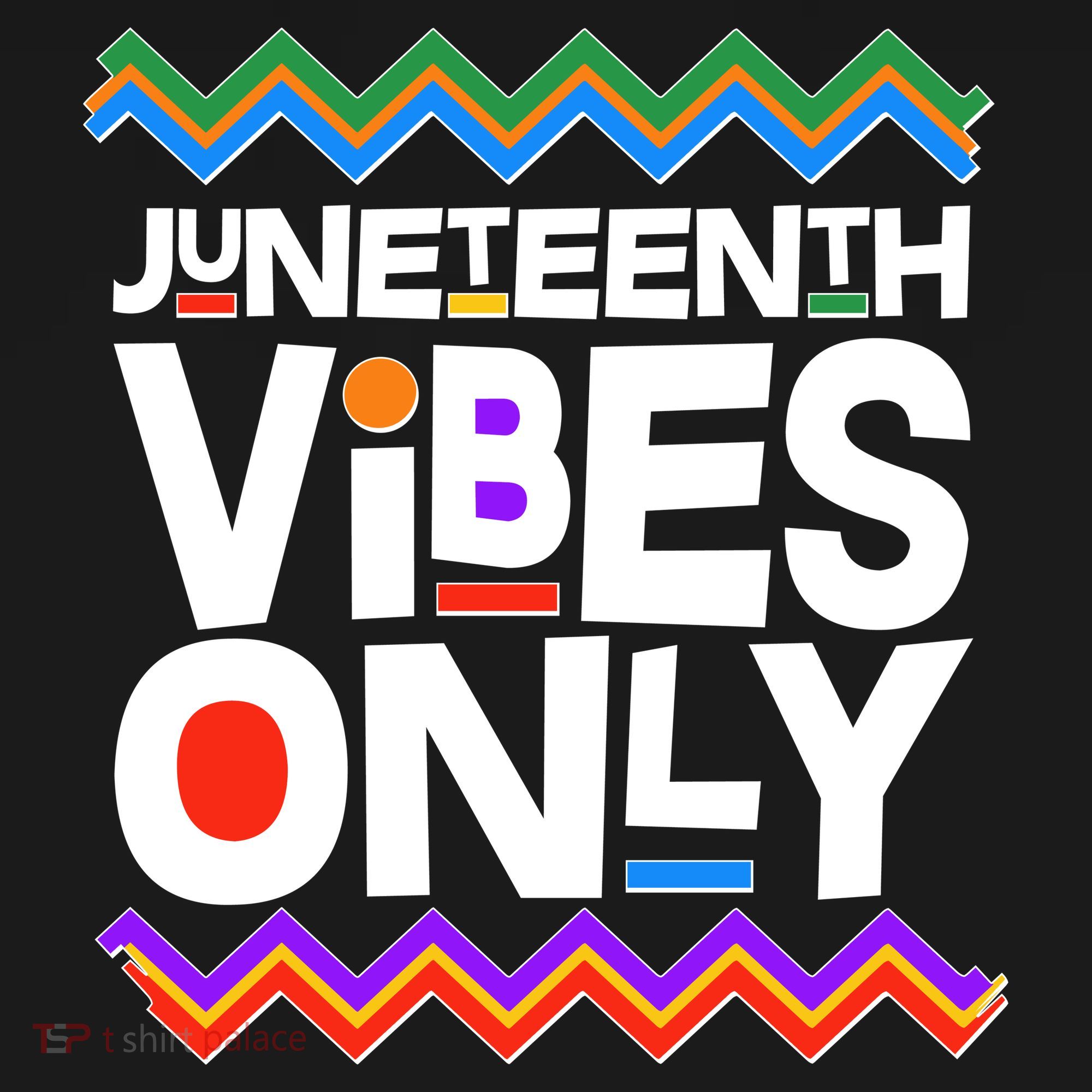 Juneteenth Vibes Only June 19 1865 USA-Made Doggie Bandana