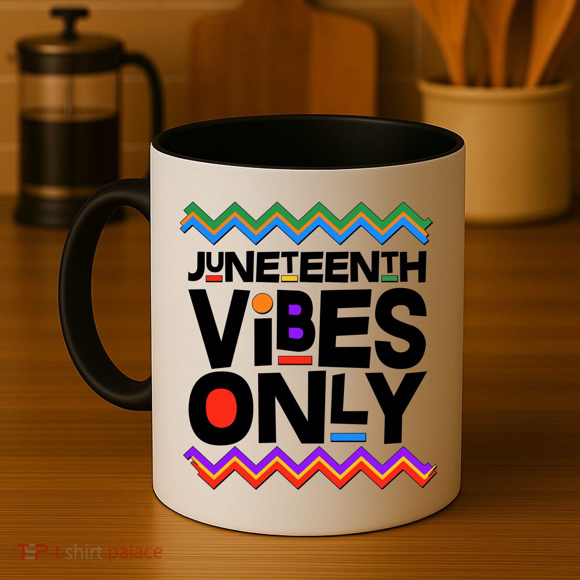 Juneteenth Vibes Only June 19 1865 Coffee Mug