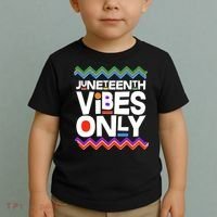 Juneteenth Vibes Only June 19 1865 Toddler T-Shirt thumb 2