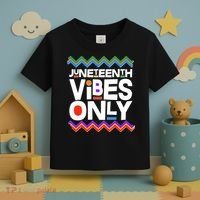 Juneteenth Vibes Only June 19 1865 Toddler T-Shirt thumb 3