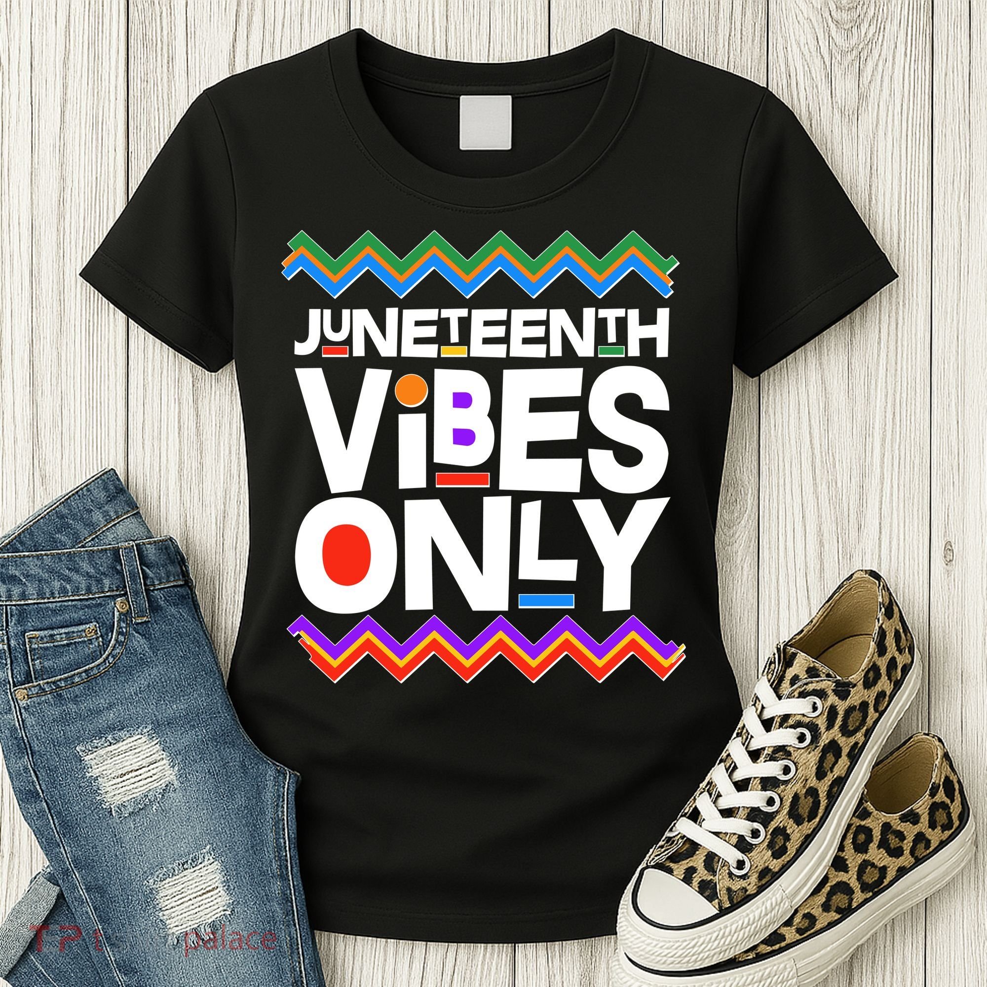 Juneteenth Vibes Only June 19 1865 Women's T-Shirt