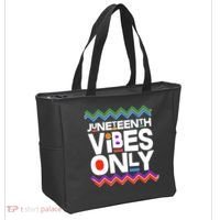 Juneteenth Vibes Only June 19 1865 Tote Bag thumb 2