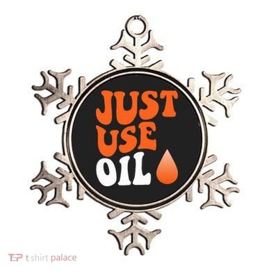 Just Use Oil Retro Vintage  Ornament
