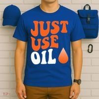Just Use Oil Retro Vintage  T-Shirt thumb 6
