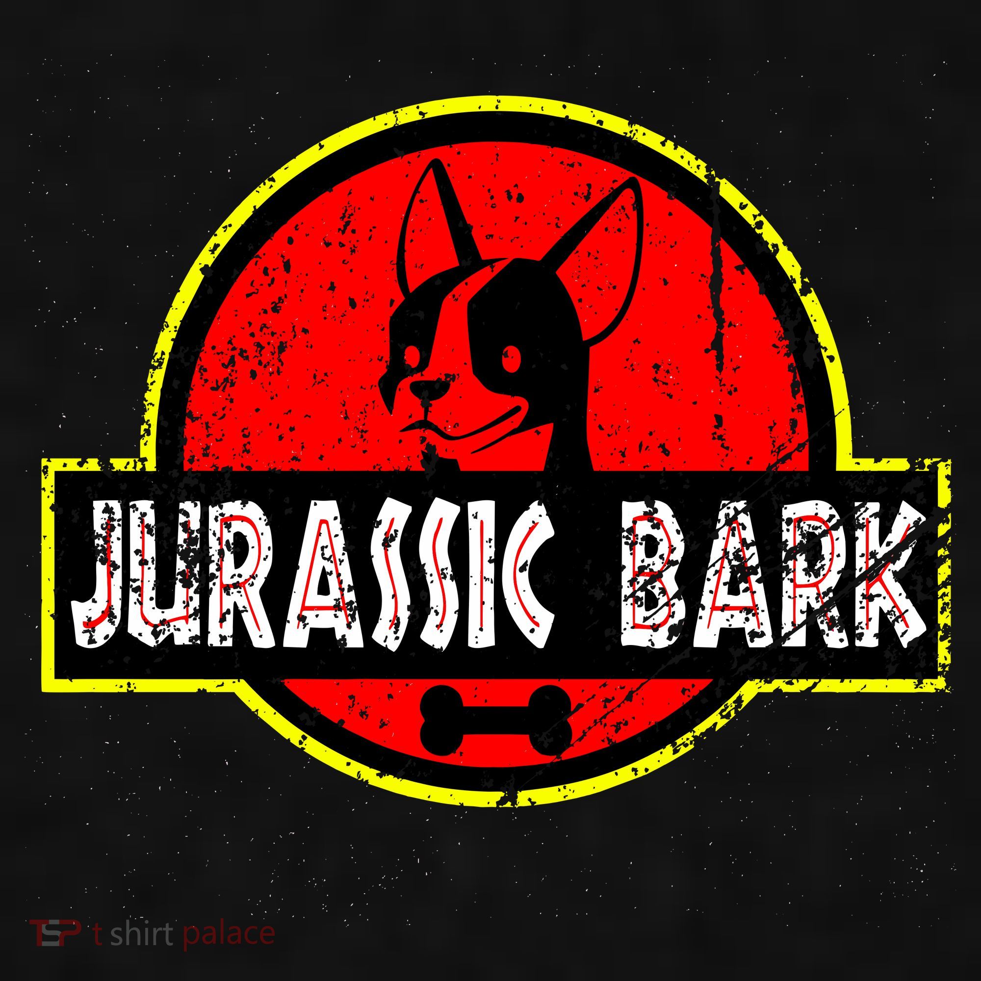 Jurassic Bark Ladies PosiCharge Tri-Blend Wicking Tank