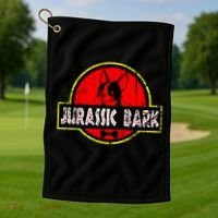Jurassic Bark Golf Towel thumb 1