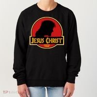 Jurassic Jesus Christ Christian Faith Women's Sweatshirt thumb 0