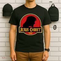 Jurassic Jesus Christ Christian Faith T-Shirt thumb 6