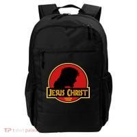 Jurassic Jesus Christ Christian Faith Backpack thumb 0