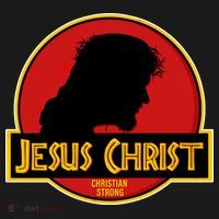 Jurassic Jesus Christ Christian Faith Mousepad thumb 1