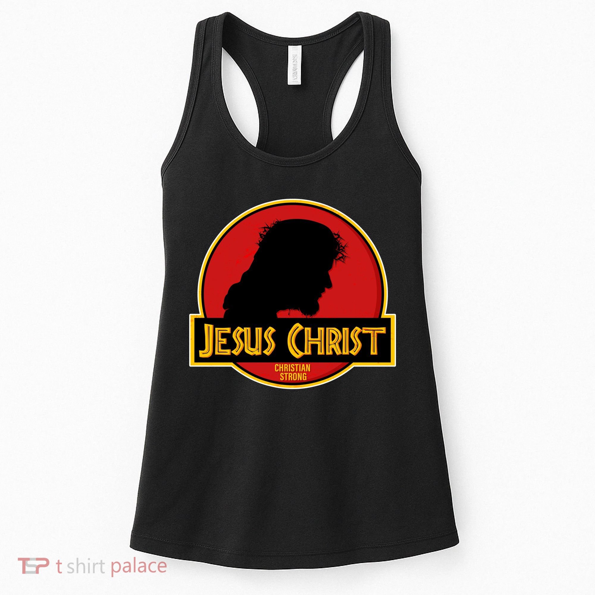 Jurassic Jesus Christ Christian Faith Women's Tank Top