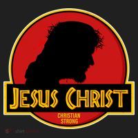 Jurassic Jesus Christ Christian Faith Hat thumb 2
