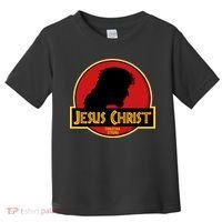 Jurassic Jesus Christ Christian Faith Toddler T-Shirt thumb 0