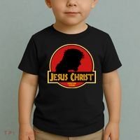 Jurassic Jesus Christ Christian Faith Toddler T-Shirt thumb 2