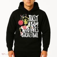 Just A Boy Who Loves Basketball Skeleton Hoodie thumb 2