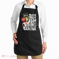 Just A Boy Who Loves Basketball Skeleton Apron thumb 2