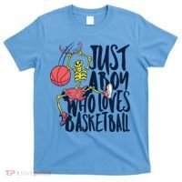 Just A Boy Who Loves Basketball Skeleton T-Shirt thumb 0