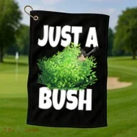 Just A Bush Camper Gamers Golf Towel thumb 1