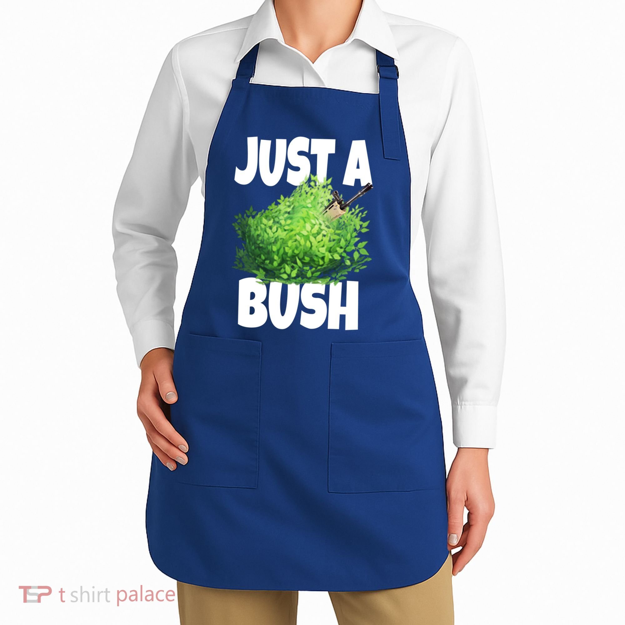 Just A Bush Camper Gamers Apron