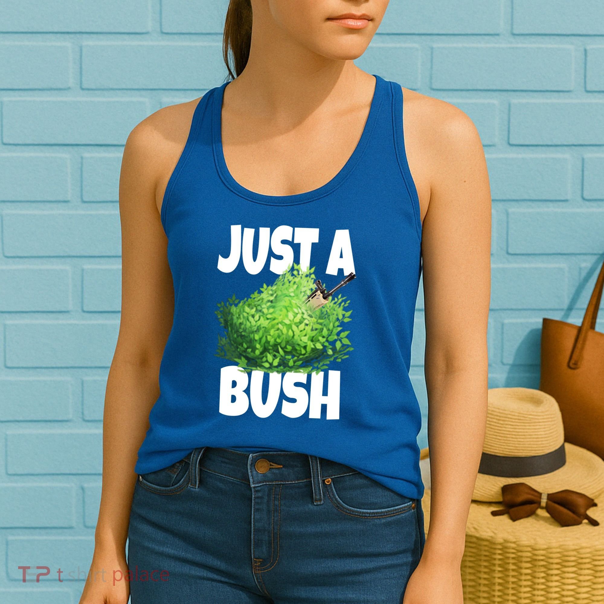 Just A Bush Camper Gamers Women's Tank Top