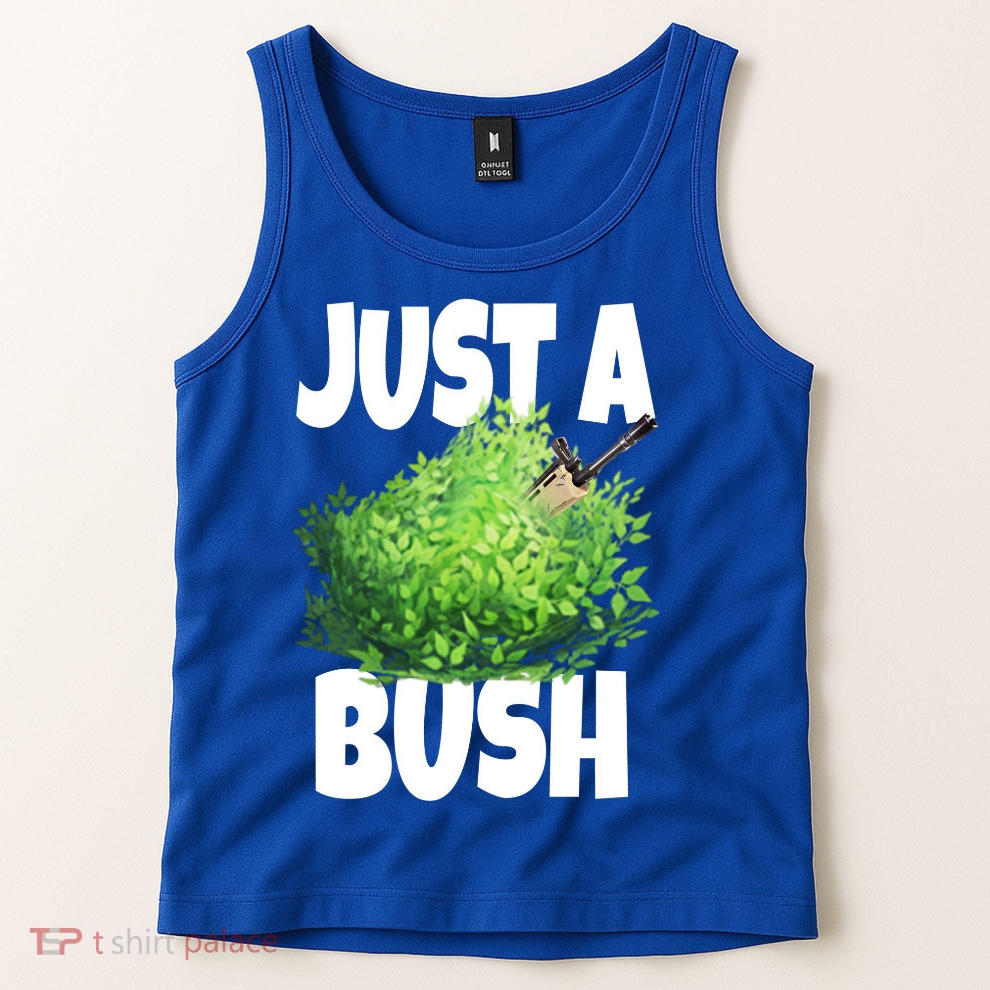 Just A Bush Camper Gamers Tank Top
